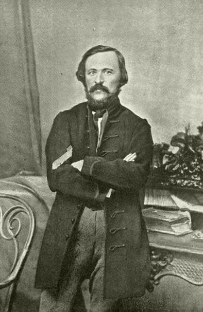 Báró Eötvös József arcképe